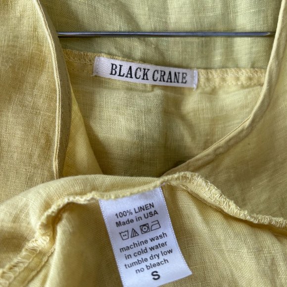 Black Crane Cocoon Dress (lemon) - Picture 8 of 8